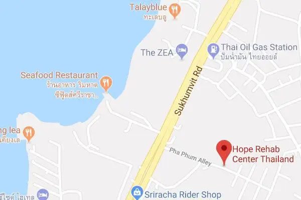 Hope location map